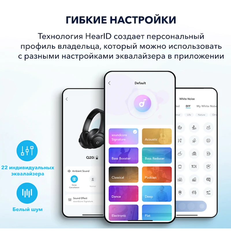 Беспроводные наушники Anker Soundcore Q20i Black (A3004H11) Беспроводные наушники Anker Soundcore Q20i Black (A3004H11)