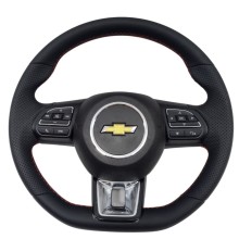 Avtomobil sükanı Chevrolet Cobalt/Cruze/Malibu üçün A-145, qara/qırmızı