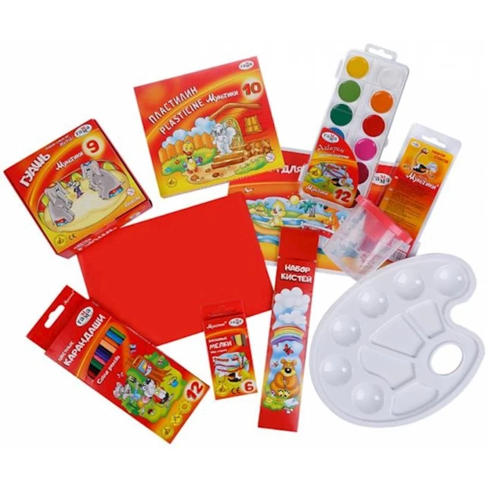 Набор для творчества Гамма Мультики,2405192,в рюкзаке,возраст 3+,13 шт Набор для творчества Гамма Мультики,2405192,в рюкзаке,возраст 3+,13 шт