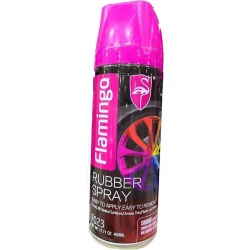 Аэрозольная краска Flamingo Rubber Матовый Черный, 450 мл