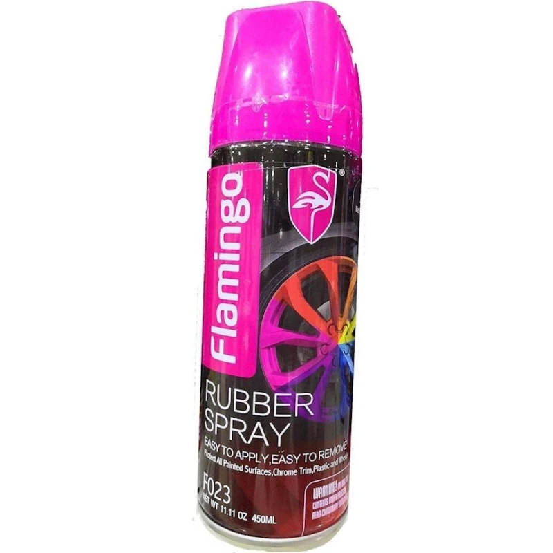 Аэрозольная краска Flamingo Rubber Матовый Черный, 450 мл Аэрозольная краска Flamingo Rubber Матовый Черный, 450 мл