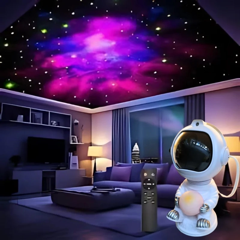 Ночник-проектор NAP-4060, космонавт, белый Ночник-проектор NAP-4060, космонавт, белый