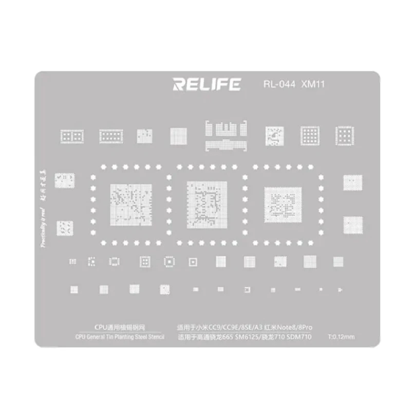 Smartfon üçün trafaret Relife Universal Series XM11 Qualcomm Snapdragon 665/710