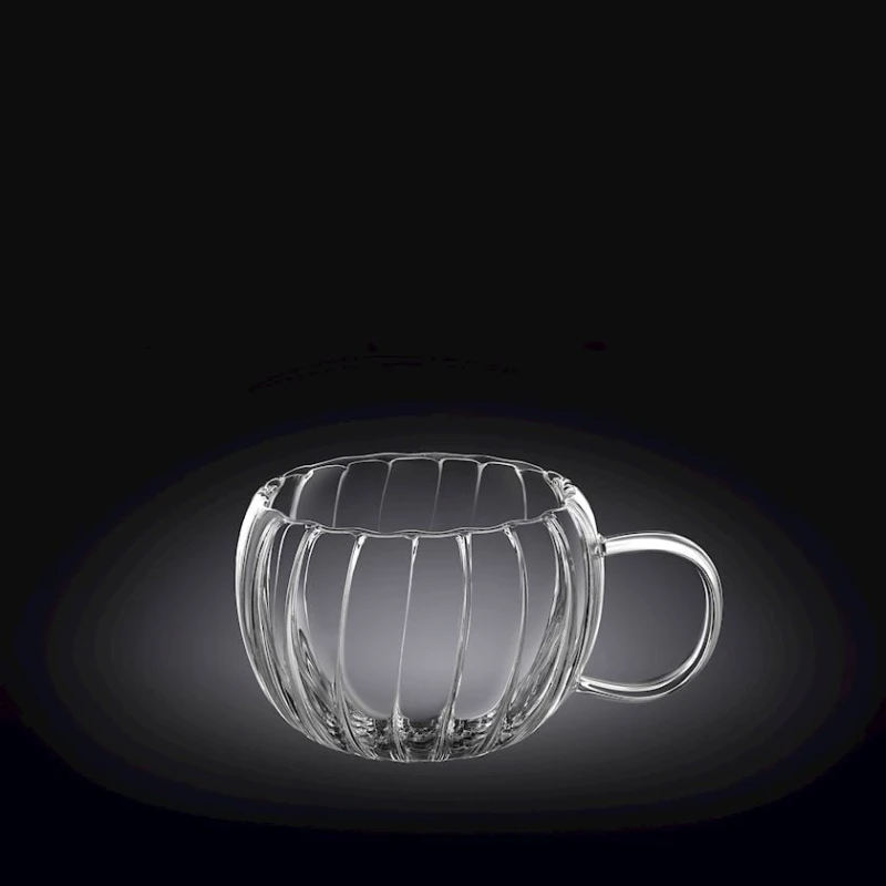 Чашка Wilmax 888411/A, 300 мл, стекло, прозрачная Чашка Wilmax 888411/A, 300 мл, стекло, прозрачная