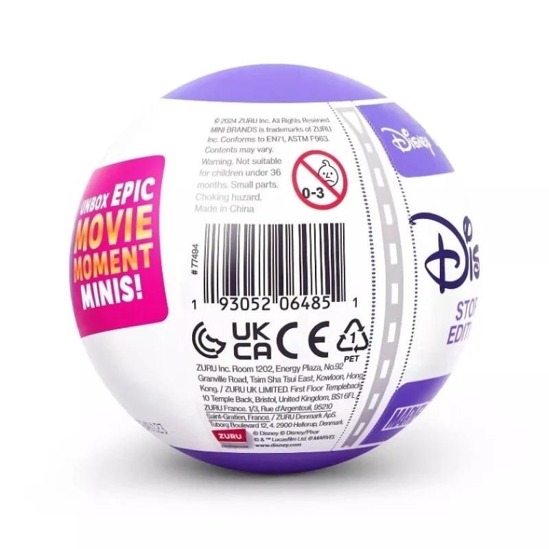 Kolleksiya topu Mini Brands Disney Series 3 Collectible Capsule, məhsul çeşiddə