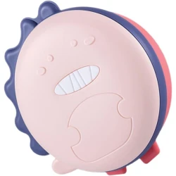 Lanç-boks QQ00001RP, paslanmayan polad, qırmızı/çəhrayı, 18.5x8 sm