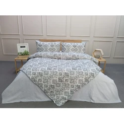 Комплект постельного белья Moonstar SHA-00006400, простыня 220x240 см, пододеяльник 200x220 см, наволочки 50x70 см, двуспальный, разноцветный