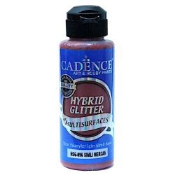 Parıltılı boya Cadence Hybrid Glitter HSG-096 Silver Glitter Coral 120 ml