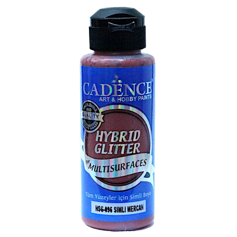 Parıltılı boya Cadence Hybrid Glitter HSG-096 Silver Glitter Coral 120 ml Parıltılı boya Cadence Hybrid Glitter HSG-096 Silver Glitter Coral 120 ml