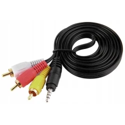 Kabel mini jack 3.5 mm - RCA 1 m