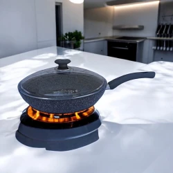 Сковородка Gallery Home GH-000124, 26 см, гранит/алюминий, серая