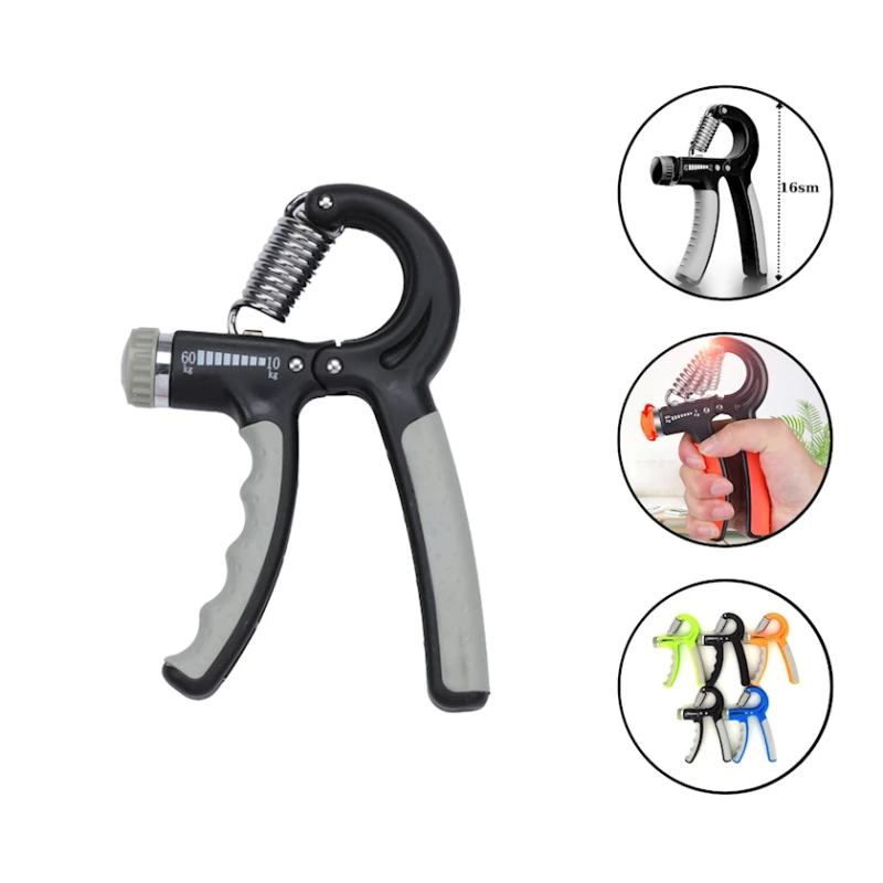 Эспандер кистевой Hand Grip 3097, пластик/сталь, черный Эспандер кистевой Hand Grip 3097, пластик/сталь, черный