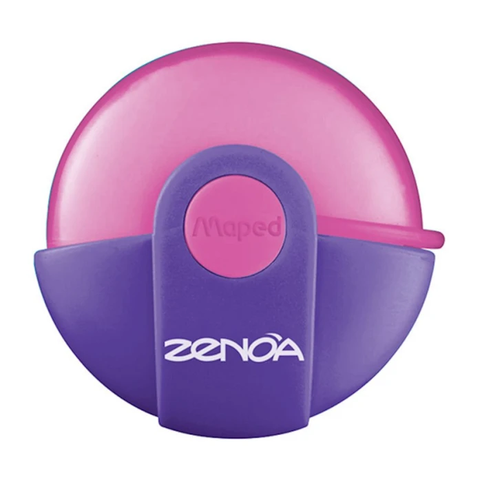 Ластик Maped Zenoa 511320, 54х54x21 мм, в защитном контейнере, в ассортименте