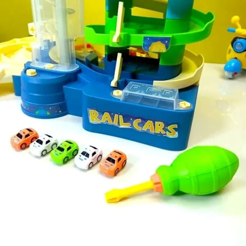 İnteraktiv oyuncaq DIY Parking Roller Coaster Track BQ9515, 3+ yaş