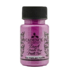Akril boya-metallik Cadence Dora Metallic Paint 155 Bright Fuchsia 50 ml