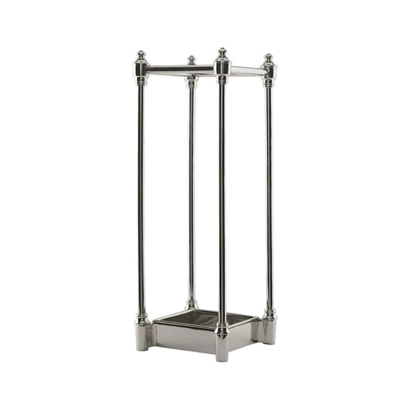 Подставка для зонтов Eichholtz Armadale, 22x22x60 см, латунь/сталь, серебристый