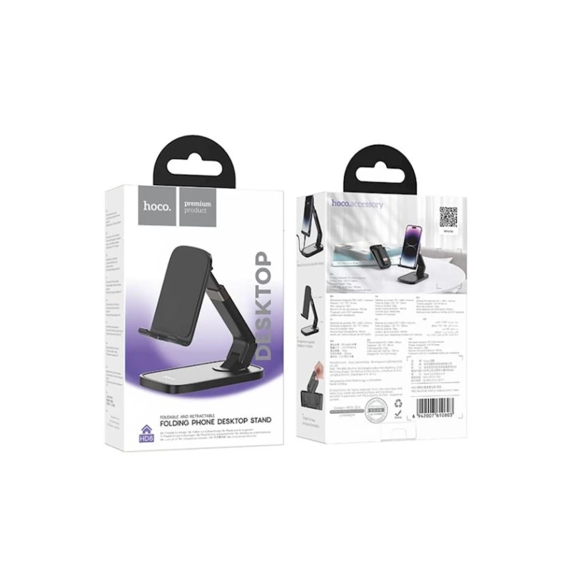 Держатель для телефона Hoco HD8 Black Держатель для телефона Hoco HD8 Black