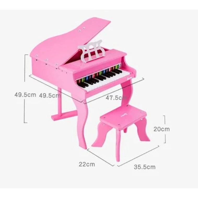 Игрушечное пианино Onshine QF-CHGQ01, 3+ года, розовый