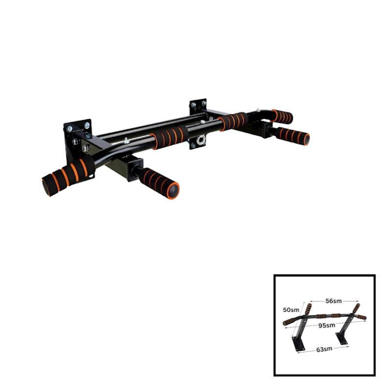 Divarüstü turnik Pull-Up Bar 202022000033, 50x63x95 sm, qara
