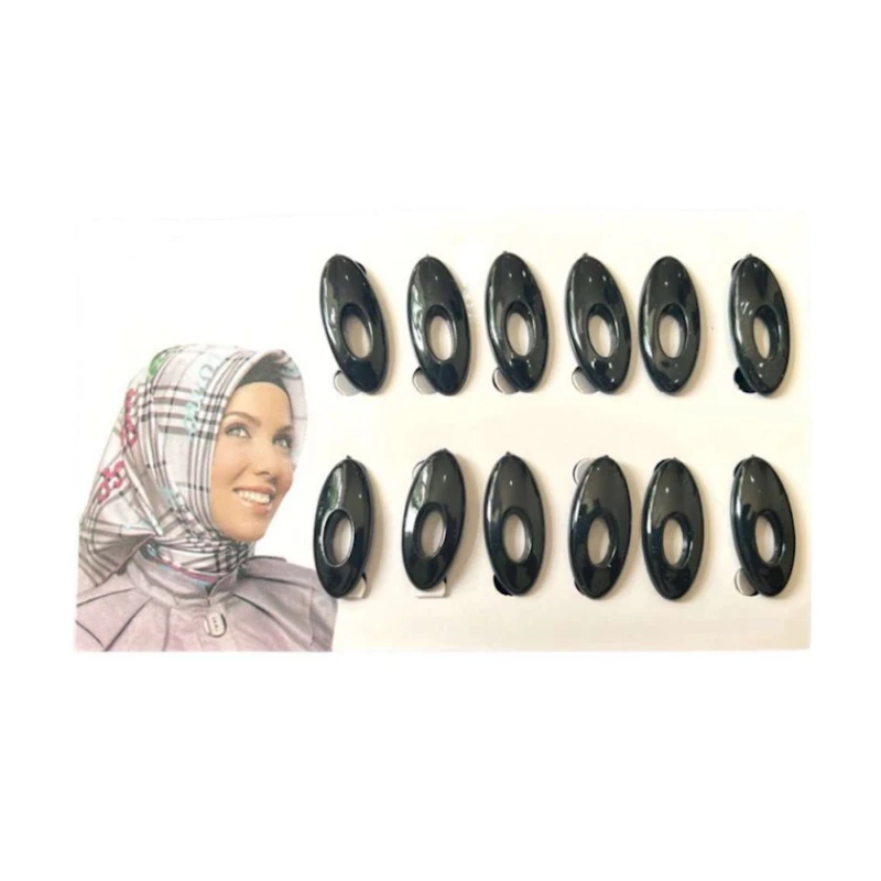 Набор булавок RS0033, 12 шт, черный