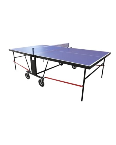 Stolüstü tennis üçün dəst, qatlanan masa, 2740x1525x760mm, 20mm qalınlıq, 80kq, təkərlidir, 2 raketka+setka+top, qapalı məkan üçün - WS0913