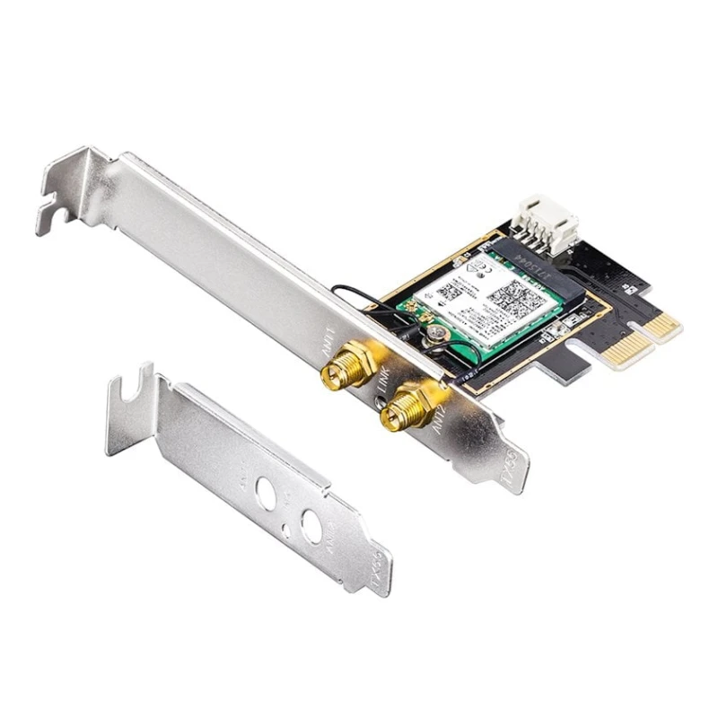Wi-Fi адаптер Cudy WE3000 AX5400 Tri-Band Wi-Fi 6 PCIe Adapter WE3000 Wi-Fi адаптер Cudy WE3000 AX5400 Tri-Band Wi-Fi 6 PCIe Adapter WE3000