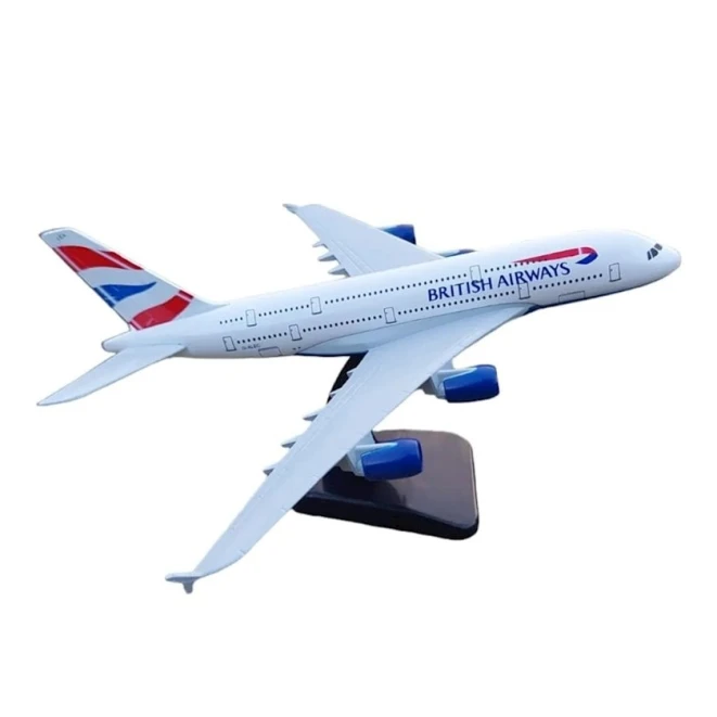 Коллекционная фигурка Aircraft Model British Airbus A 380, 17.5x20x8 см, железо/пластик Коллекционная фигурка Aircraft Model British Airbus A 380, 17.5x20x8 см, железо/пластик