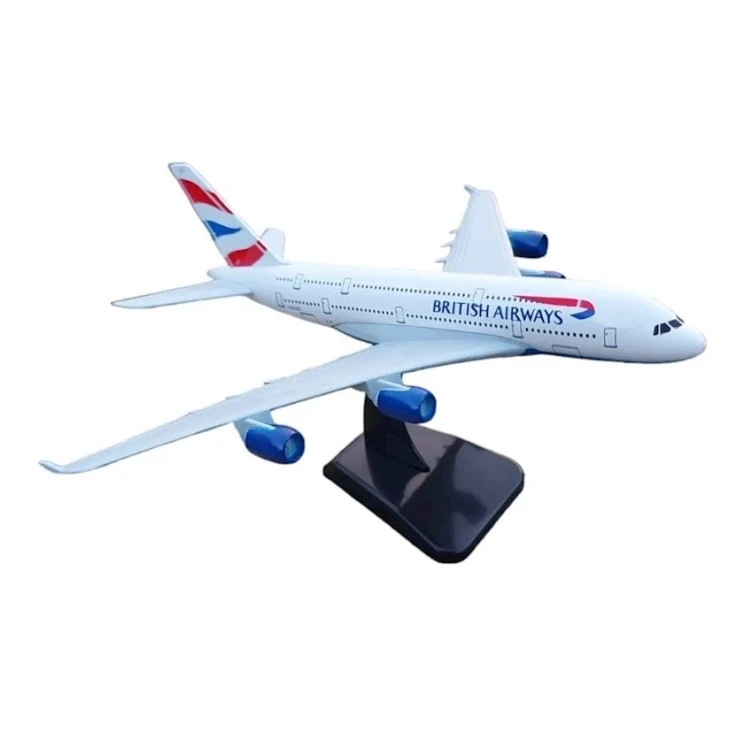 Коллекционная фигурка Aircraft Model British Airbus A 380, 17.5x20x8 см, железо/пластик Коллекционная фигурка Aircraft Model British Airbus A 380, 17.5x20x8 см, железо/пластик