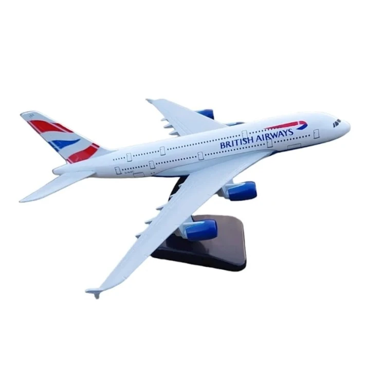 Коллекционная фигурка Aircraft Model British Airbus A 380, 17.5x20x8 см, железо/пластик Коллекционная фигурка Aircraft Model British Airbus A 380, 17.5x20x8 см, железо/пластик