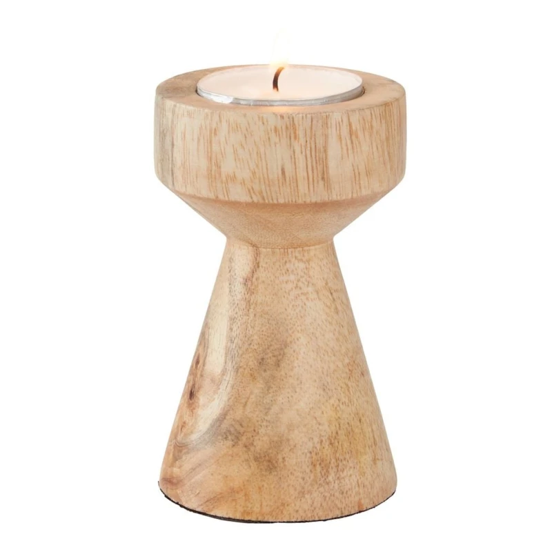 Подсвечник JYSK Johan, 1 шт, 6x10 см, коричневый Подсвечник JYSK Johan, 1 шт, 6x10 см, коричневый