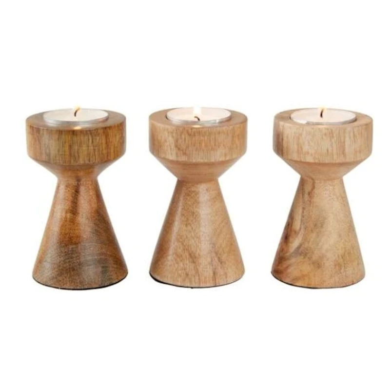 Подсвечник JYSK Johan, 1 шт, 6x10 см, коричневый Подсвечник JYSK Johan, 1 шт, 6x10 см, коричневый