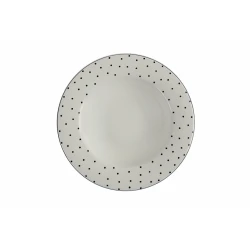 Тарелка глубокая Porland Hope, фарфор, белая, 21 см