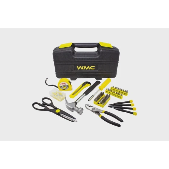 Alətlər dəsti WMC Tools, 142 hissə (molitok, passatiyi, tornavidalar, bıçaq, ruletka, qayçı, bitlər, sərfiyyat materialları) Alətlər dəsti WMC Tools, 142 hissə (molitok, passatiyi, tornavidalar, bıçaq, ruletka, qayçı, bitlər, sərfiyyat materialları)