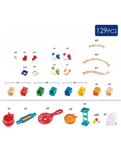 İnkişaf etdirən oyun Hape Quadrilla Super Spirals, 4+ yaş