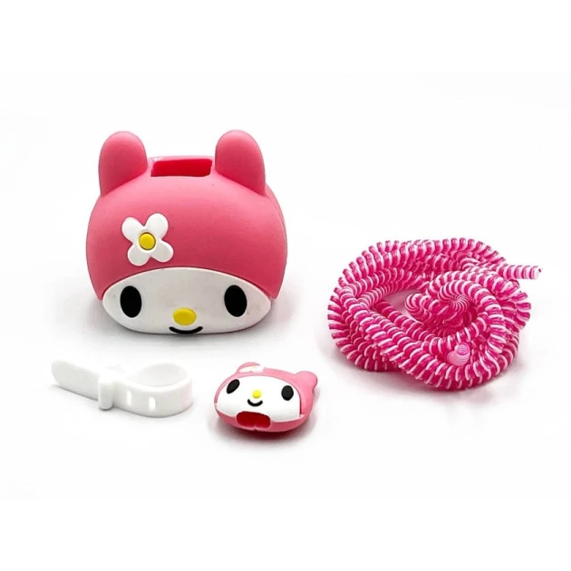 Şarj cihazı üçün çexol My Melo, silikon, çəhrayı