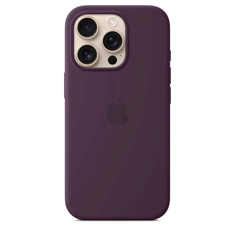 Чехол Apple Silicone Case with MagSafe для iPhone 16 Pro Plum (Официальная гарантия) Чехол Apple Silicone Case with MagSafe для iPhone 16 Pro Plum (Официальная гарантия)