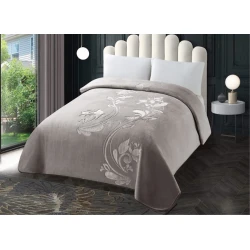 Покрывало SHA-00004853, бамбук, 160x230 см, серое