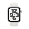 Смарт-часы Apple Watch SE GPS 44mm Silver Aluminum Case with White Sport Band (MYDQ2LL/A)