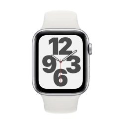 Smart-saat Apple Watch SE GPS 44mm Silver Aluminum Case with White Sport Band (MYDQ2LL/A)