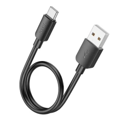 Кабель USB Hoco X96 USB to Type-C 3 A, 25 см, черный