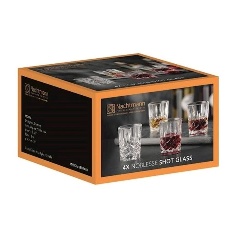 Qədəhcik dəsti Nachtmann Noblesse, 4 əd, 55 ml, büllur, şəffaf Qədəhcik dəsti Nachtmann Noblesse, 4 əd, 55 ml, büllur, şəffaf