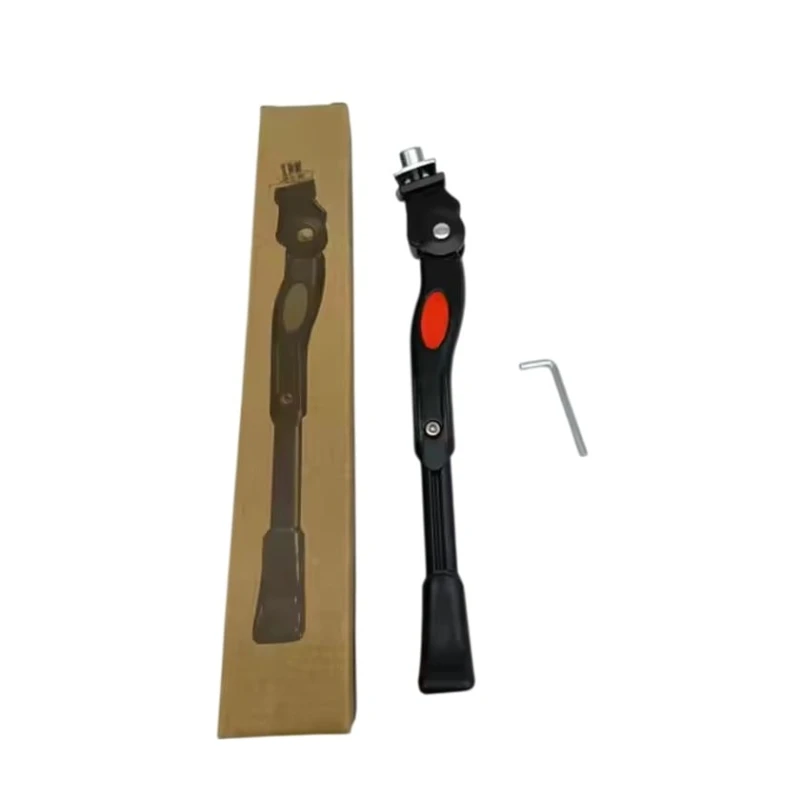 Подножка для велосипеда 1, алюминий, черная