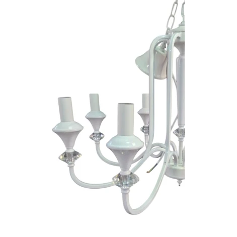 Люстра подвесная Şəms Aydınlatma 8111-8 WT, белая Люстра подвесная Şəms Aydınlatma 8111-8 WT, белая