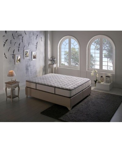 Ortopedik döşək Istikbal Optimal, 180x200x24 sm, ağ