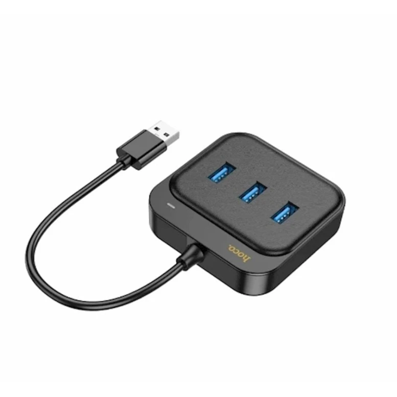 USB хаб Hoco HB35 4 in 1 Ethernet Adapter Black USB хаб Hoco HB35 4 in 1 Ethernet Adapter Black
