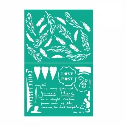 Трафарет самоклеящийся Rosa Talent, 13х20 см, №1141 Emotion & Romance