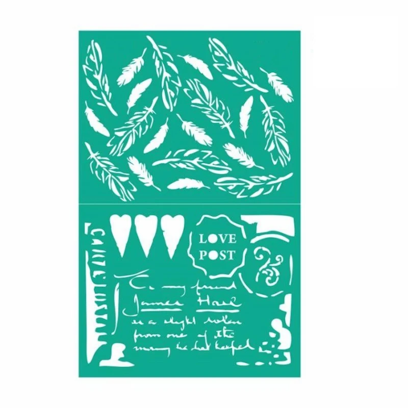 Трафарет самоклеящийся Rosa Talent, 13х20 см, №1141 Emotion & Romance