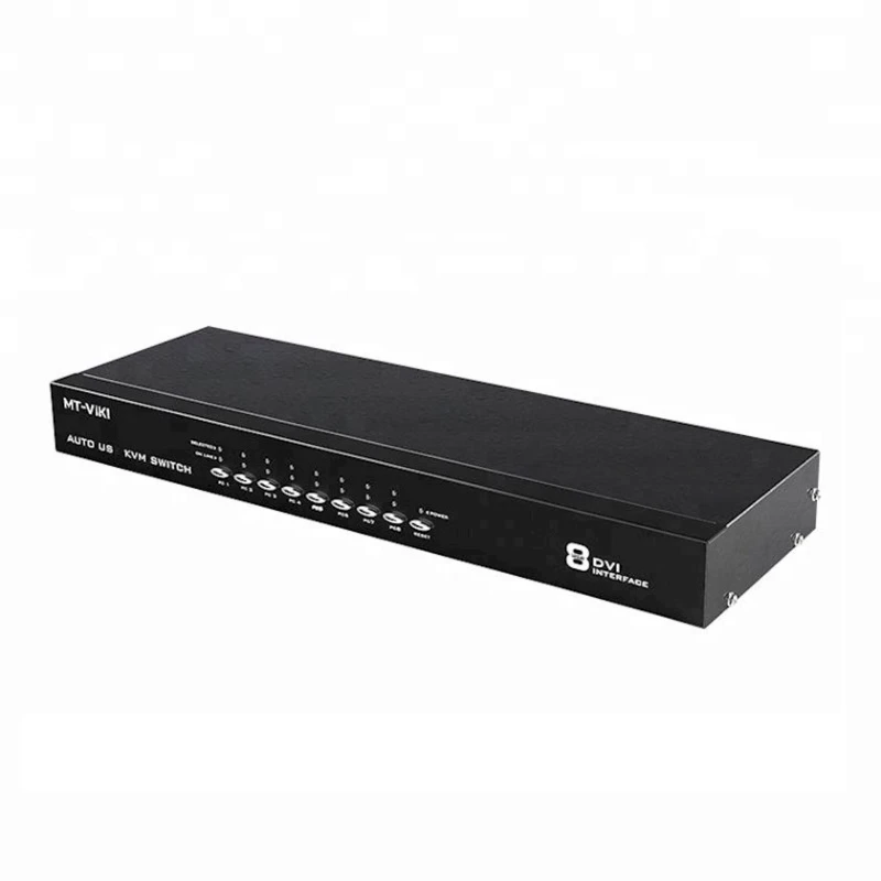 Свитч MT-VIKI MT-2108Dl - 8 Port Auto DVI KVM Switch (With Audio And Cable)