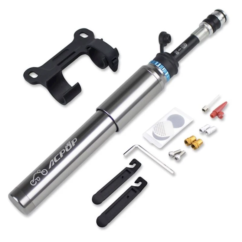 Velosiped nasosu ACPop, gümüşü