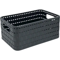 Корзина для хранения Flink & Sauber прямоугольник, 23.7x15.8x10.8 см полипропилен, с ручками, в ассортименте Корзина для хранения Flink & Sauber прямоугольник, 23.7x15.8x10.8 см полипропилен, с ручками, в ассортименте